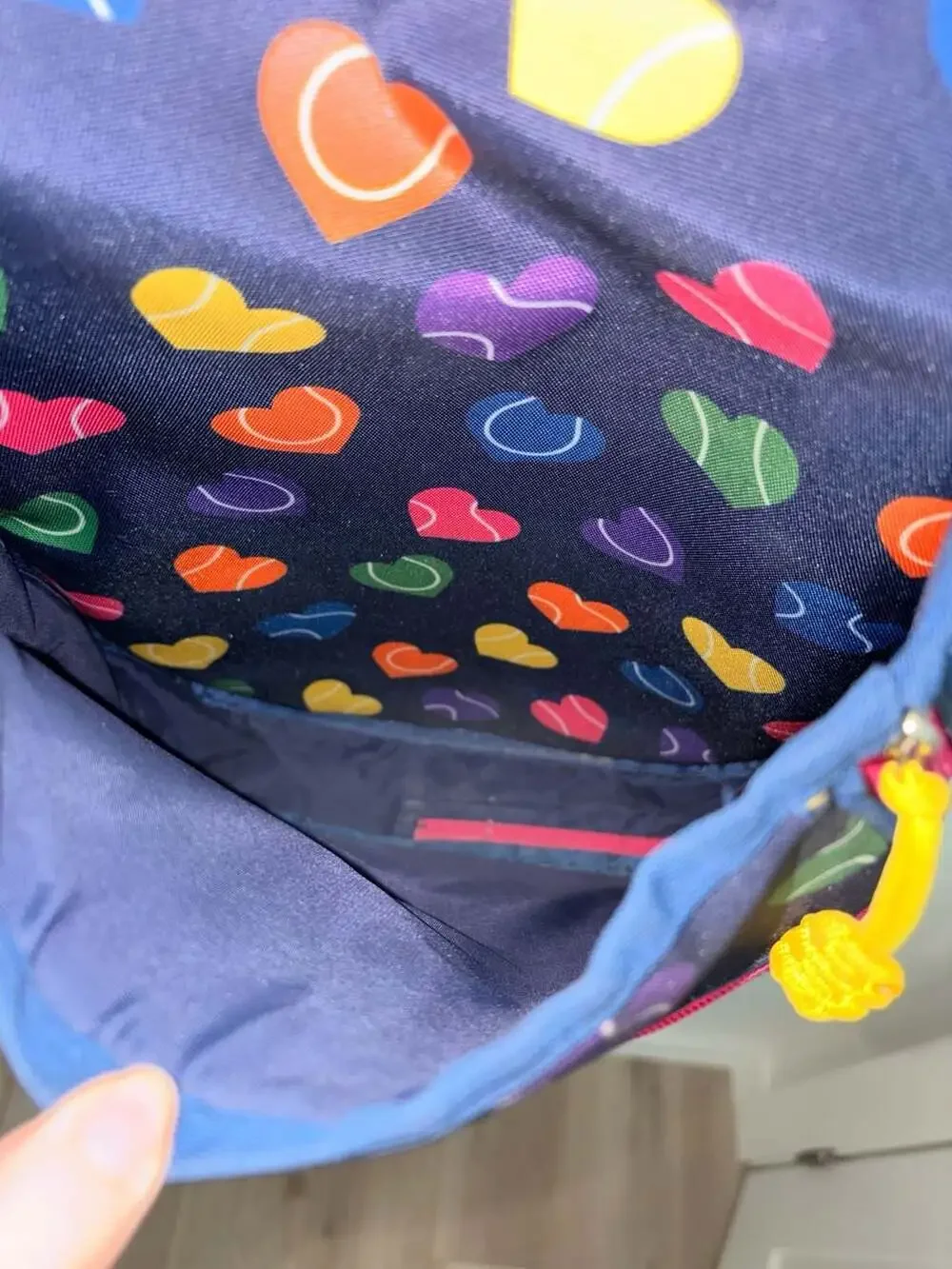 Ame & Lulu Kids Little Love Tennis Backpack - Hearts